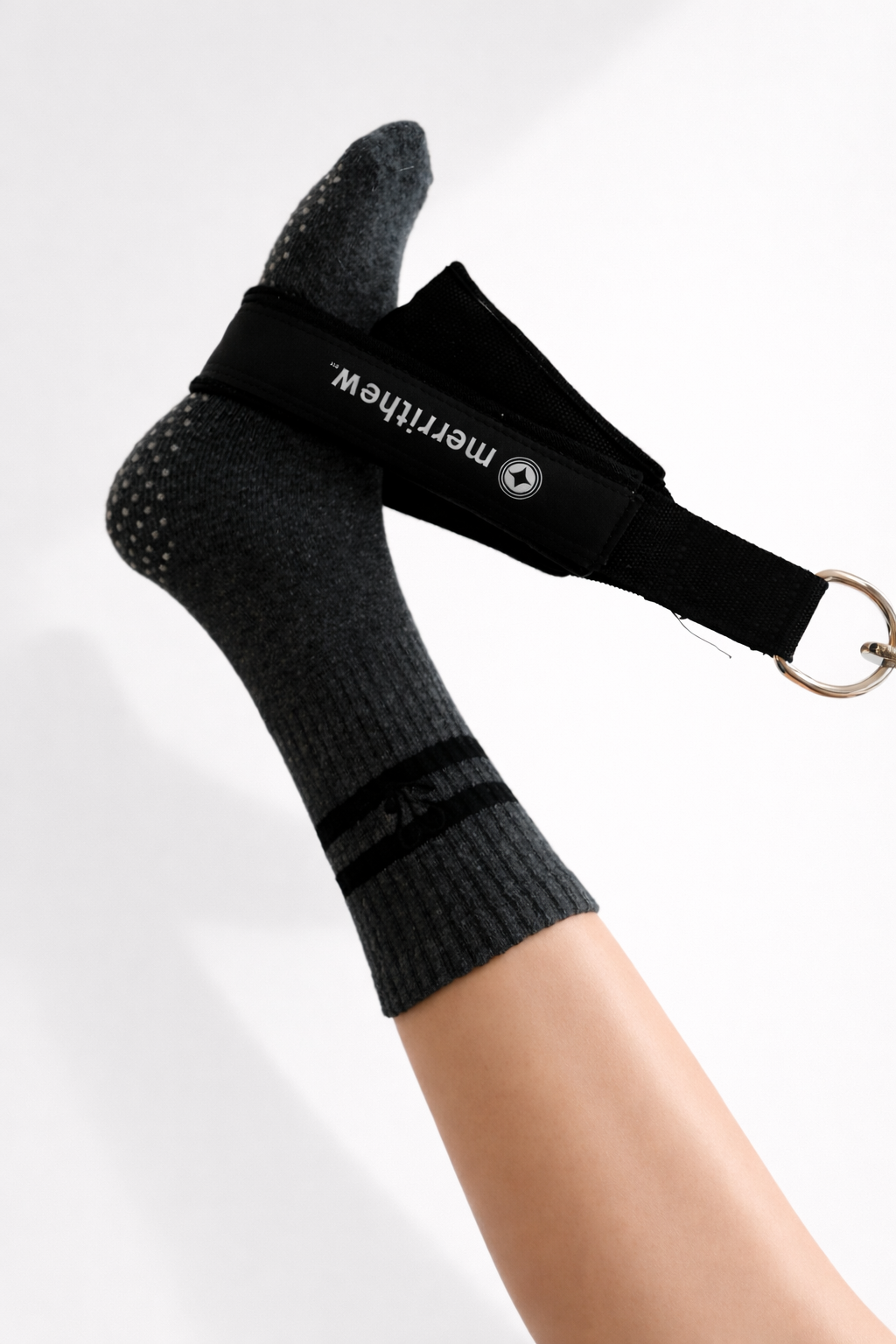 Truffle Grey pilates grip socks by MOÉVE image 7
