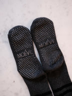 Truffle Grey pilates grip socks by MOÉVE image 3