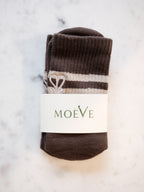 Cinnamon Brown pilates grip socks by MOÉVE image 4