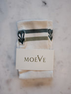 Matcha Latte pilates grip socks by MOÉVE image 4