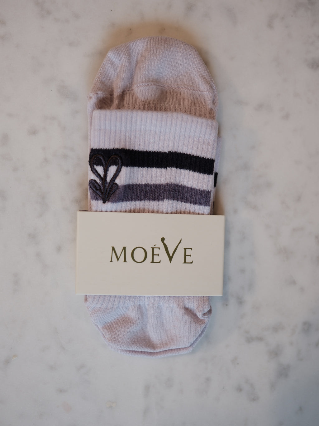 Ube Purple pilates grip socks by MOÉVE image 4