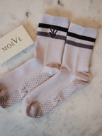 Ube Purple pilates grip socks by MOÉVE image 2