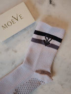 Ube Purple pilates grip socks by MOÉVE
