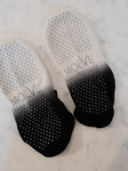 Black Sesame pilates grip socks by MOÉVE image 3