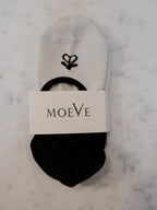 Black Sesame pilates grip socks by MOÉVE image 2