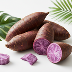 Purple ube inspiration for MOÉVE pilates grip socks